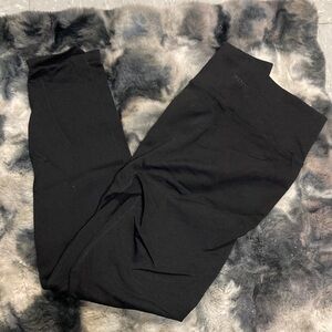 Pink VS High Waisted Black Yoga Pants